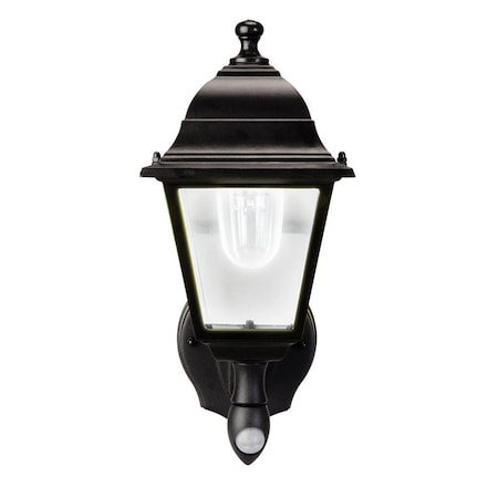 Maxsa Innovations Battery-Powered Motion-Activated Wall Sconce in Black 44219